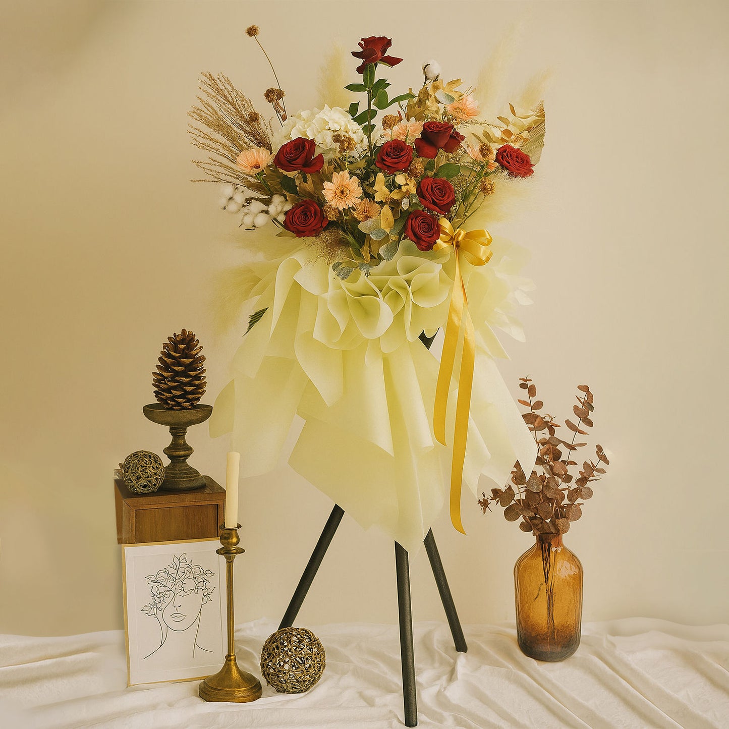 Congratulatory Flower Stand - Success in Blooms