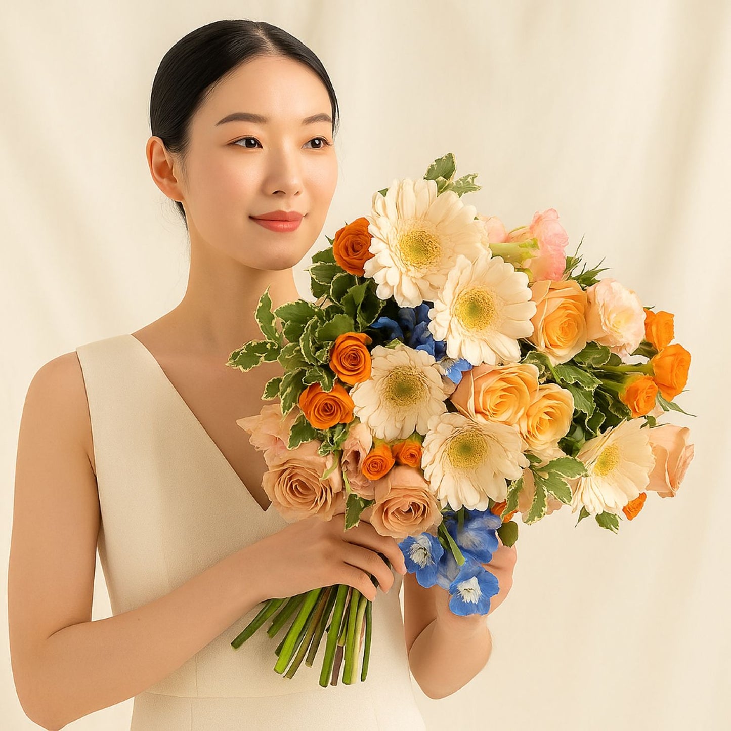 Pastel Beauty Flowers Bouquet