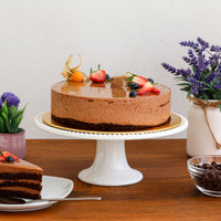 Tempting Belgian Chocolate Mousse Cake