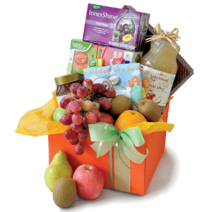 Baby Playbook And Cube Puzzle Blocks Baby Shower Hamper