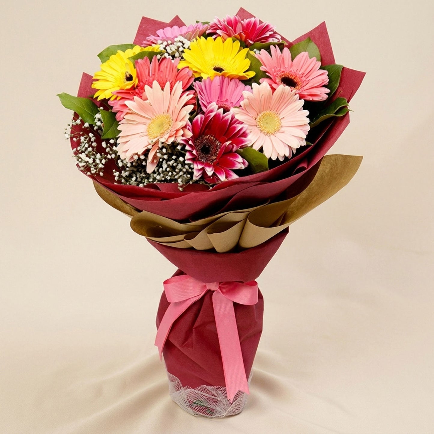 Bunch Of 10 Gerberas