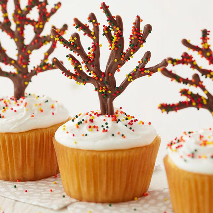 Chocolate Tree Cupcakes 6 Pcs