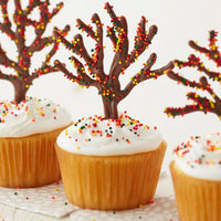 Chocolate Tree Cupcakes 6 Pcs