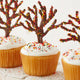 Chocolate Tree Cupcakes 6 Pcs