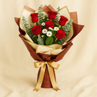 Designer Red Roses Bunch