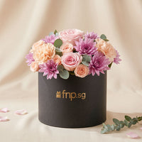 Elegant Flower Arrangement in a Premium Black Box