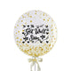Get Well Soon Glittery Confetti Balloon