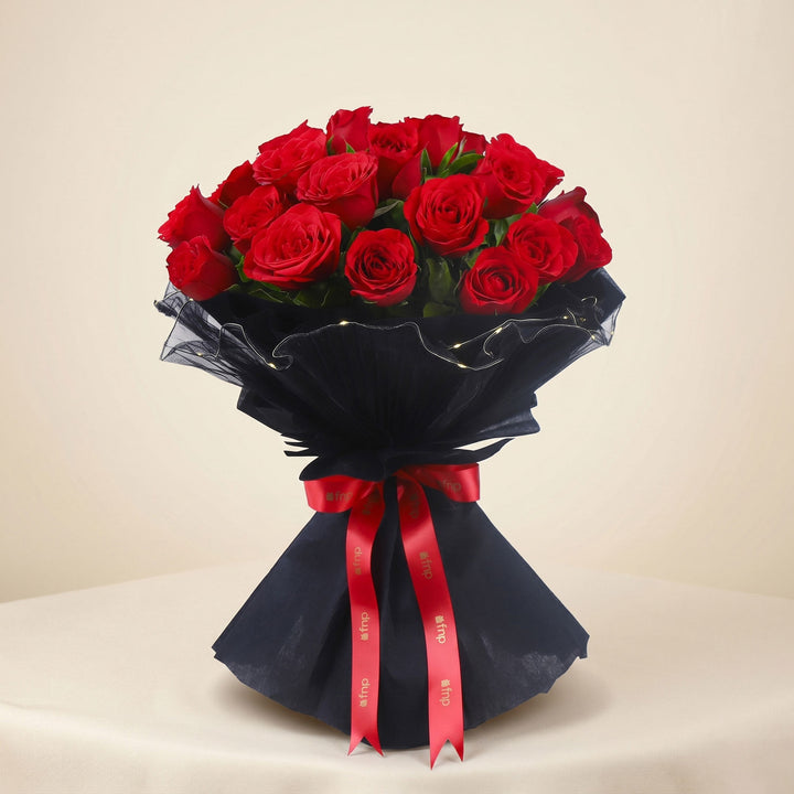 LED Elegance Rose Embrace Bouquet