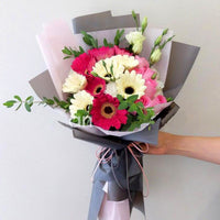 Majestic Mixed Flowers Beautifully Tied Bunch