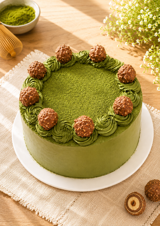 Matcha & Chocolate Whole Cake 6 inch