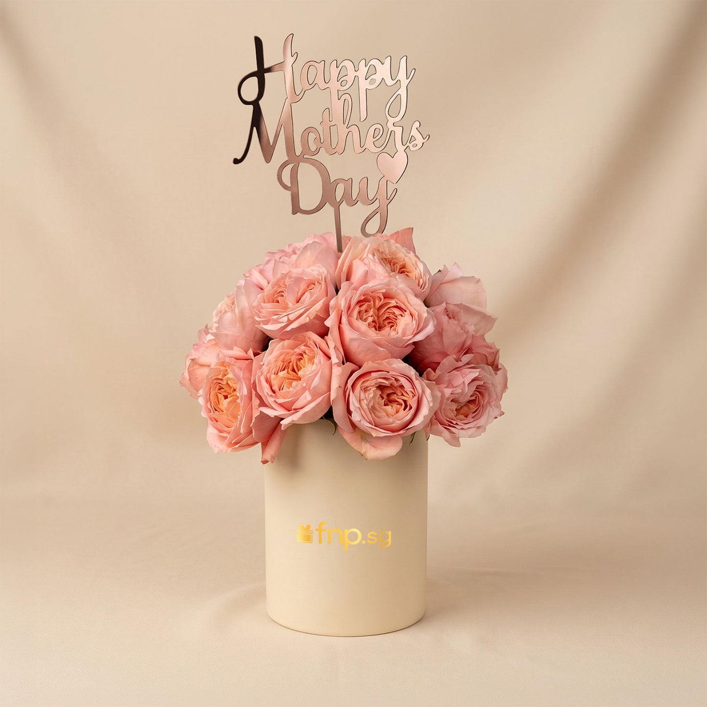 Mothers Day Baby Roses Hat Box for Mothers Day