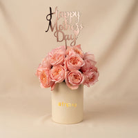Mothers Day Baby Roses Hat Box for Mothers Day