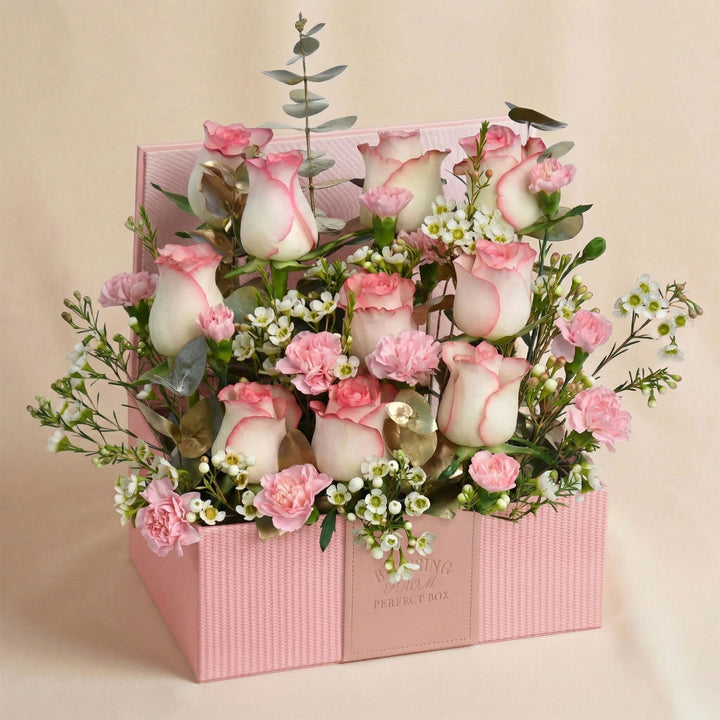 Pink Roses Gentle Beauty Box