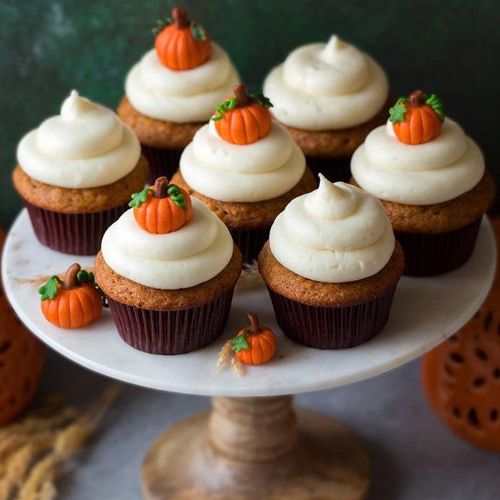 Pumpkin Topping Cupcakes