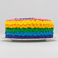 Rainbow Cream Chocolate Cake